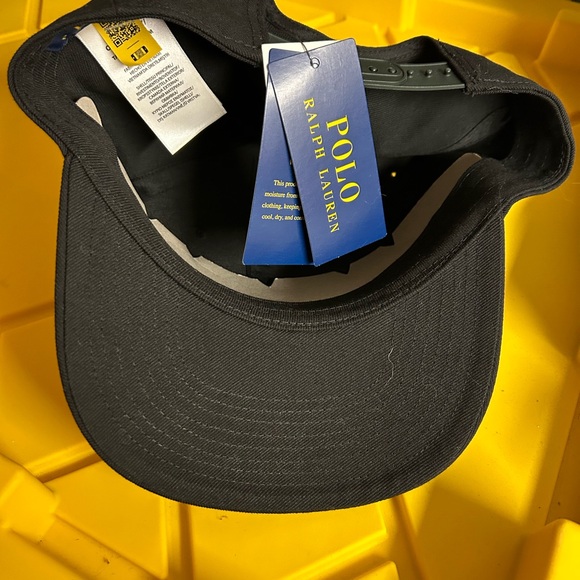 POLO RALPH LAUREN Cap Hat BLACK New - Picture 3 of 4